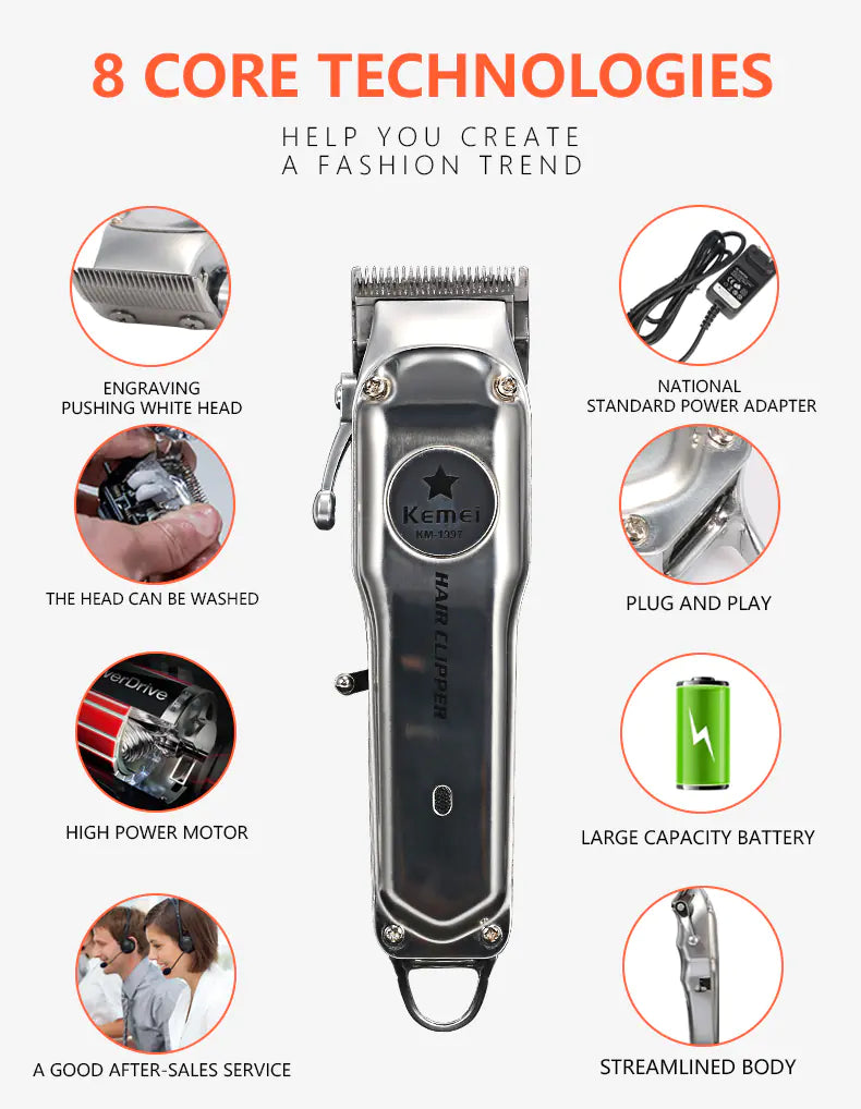 FlexiCut Rechargeable Men's Hair Trimmer