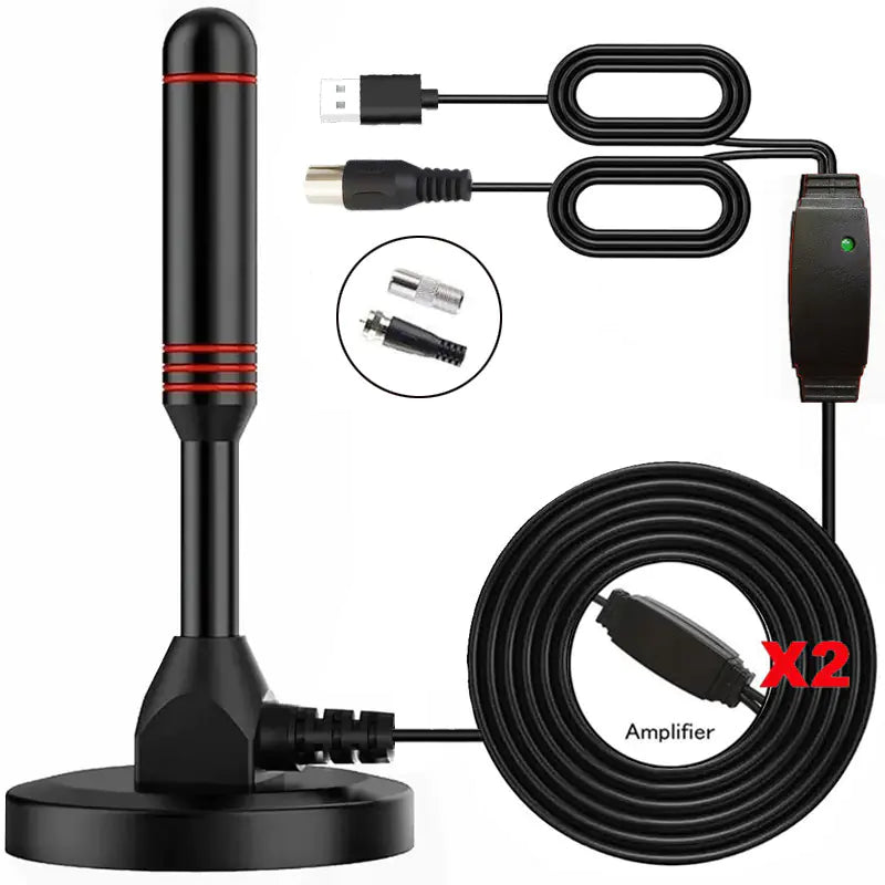 Indoor/Outdoor Suction Cup TV Antenna DTMB DVB-T2